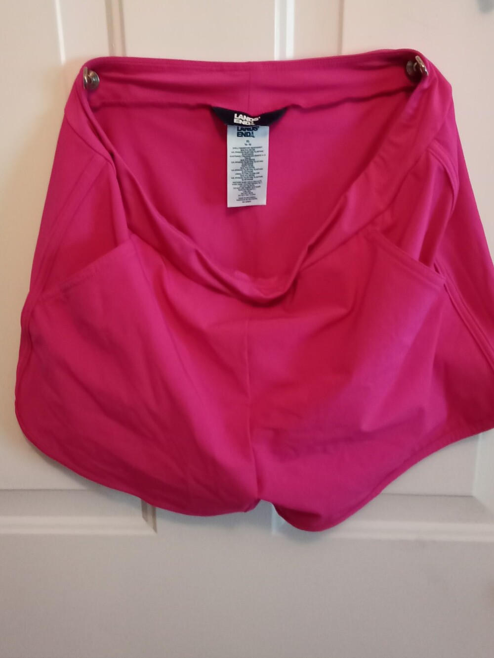 Lands' End Hot Pink Swim Shorts Girls Size XL